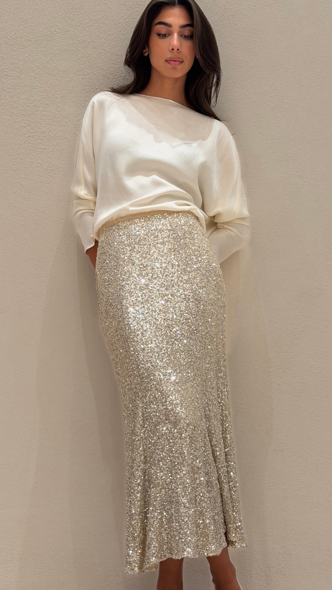 The Aurelia Sequin Skirt