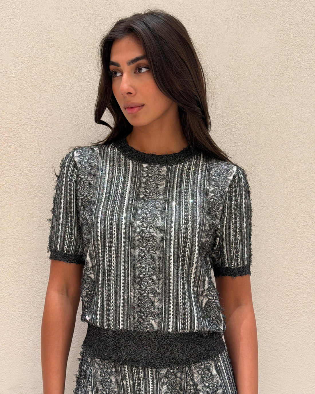 The Sylvie Shimmer Top
