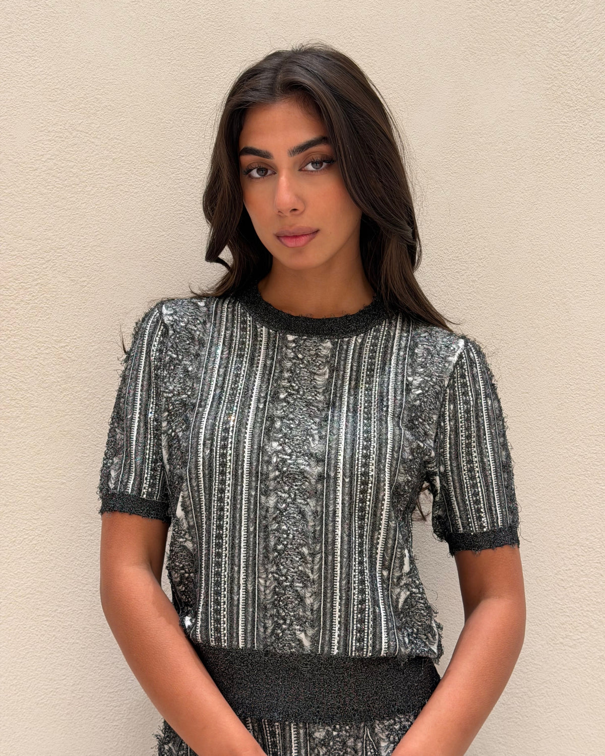The Sylvie Shimmer Top