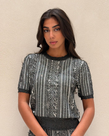 The Sylvie Shimmer Top