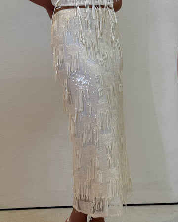 The Vesper Fringe Skirt