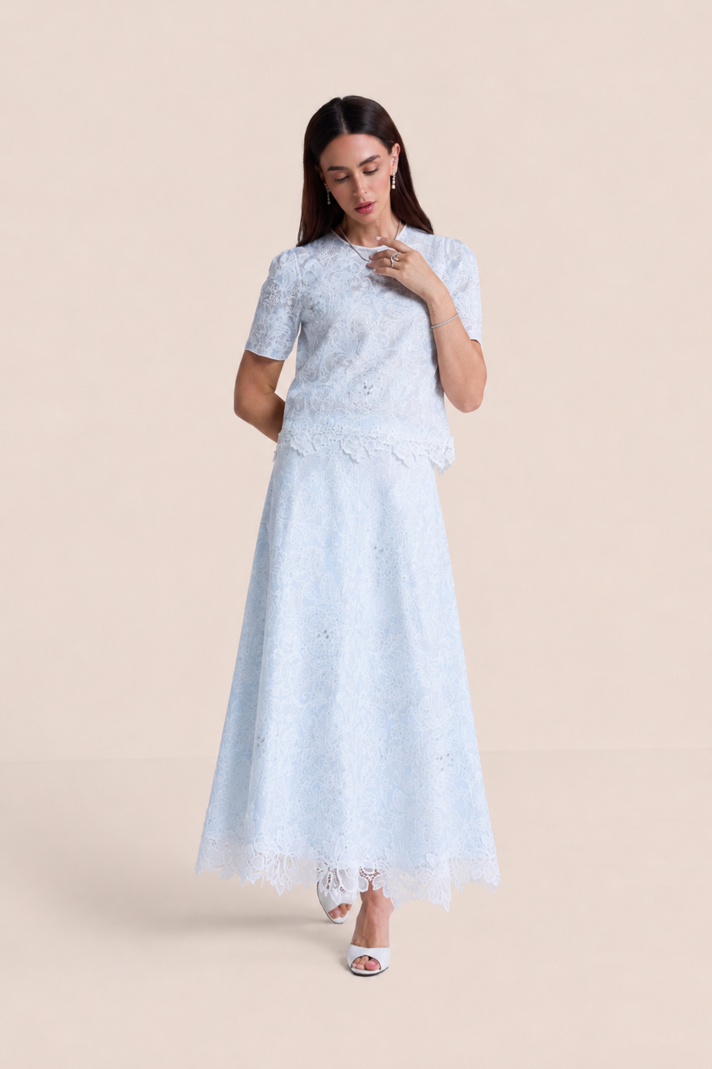 The Céleste Lace Skirt