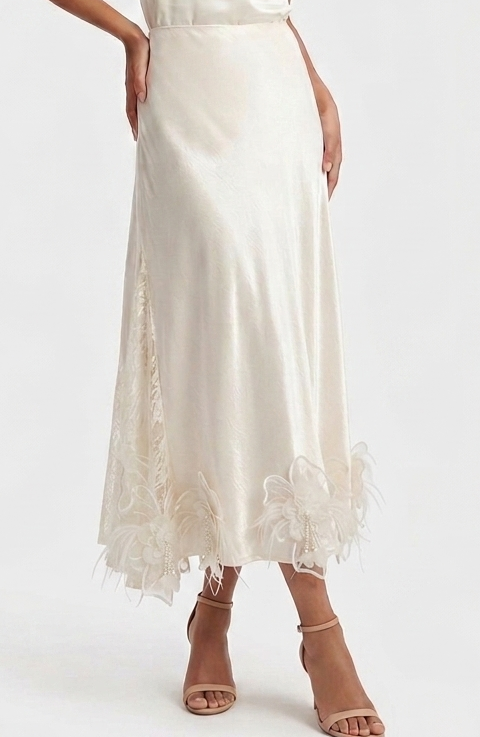 The Odette Silk Skirt