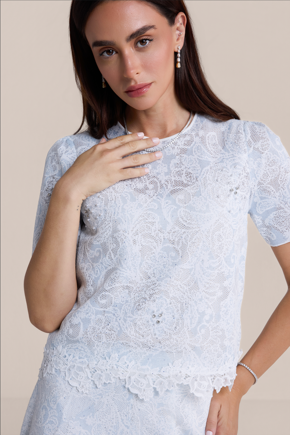 The Céleste Lace Top
