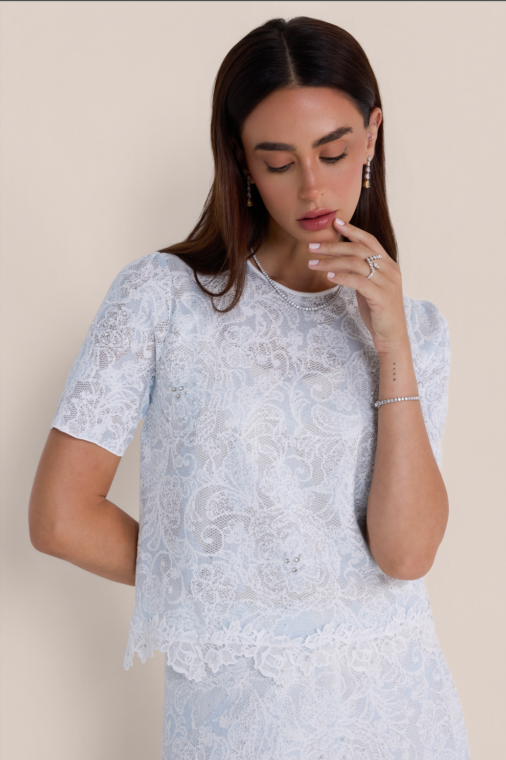 The Céleste Lace Top