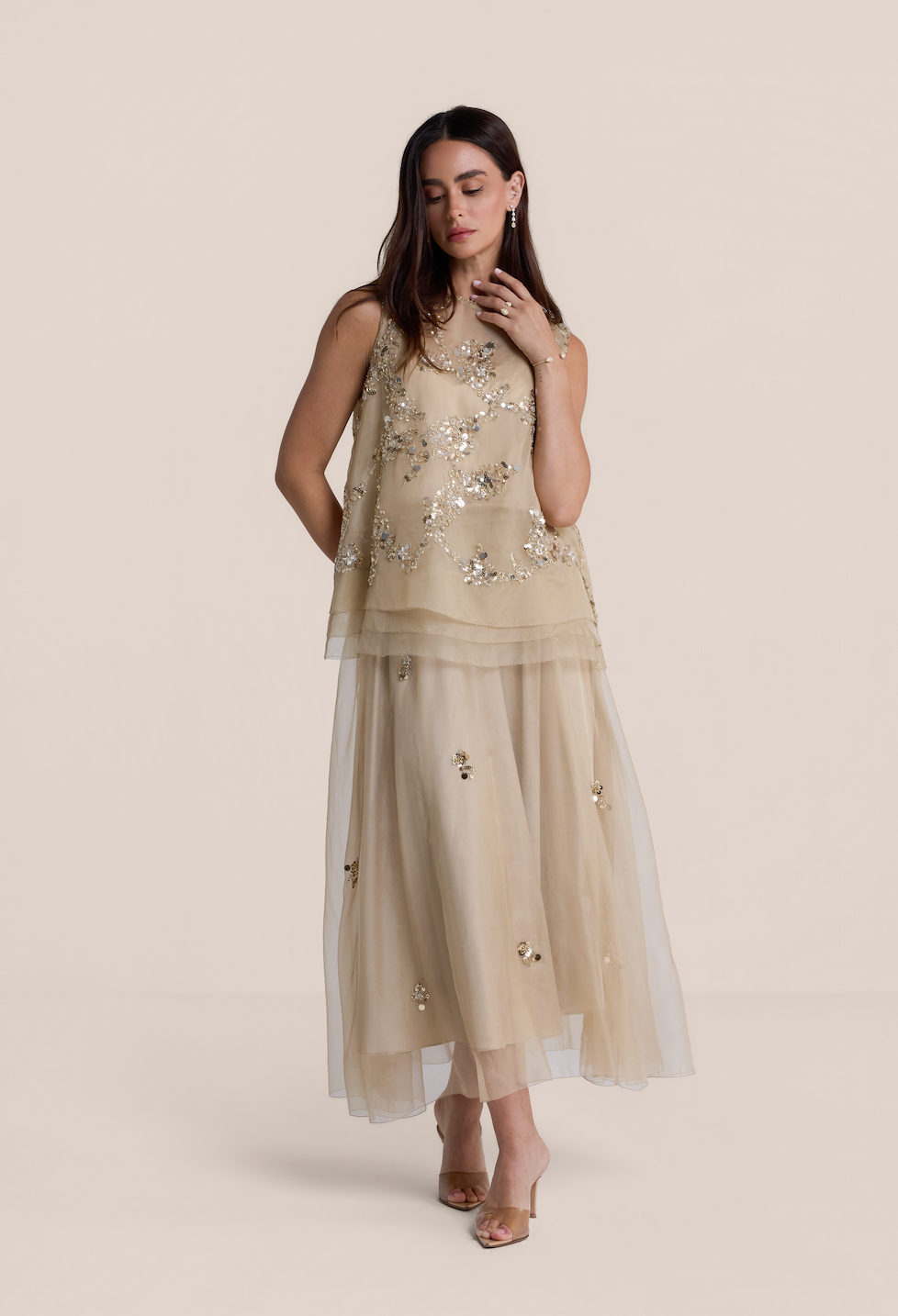 The Célia Embellished Skirt