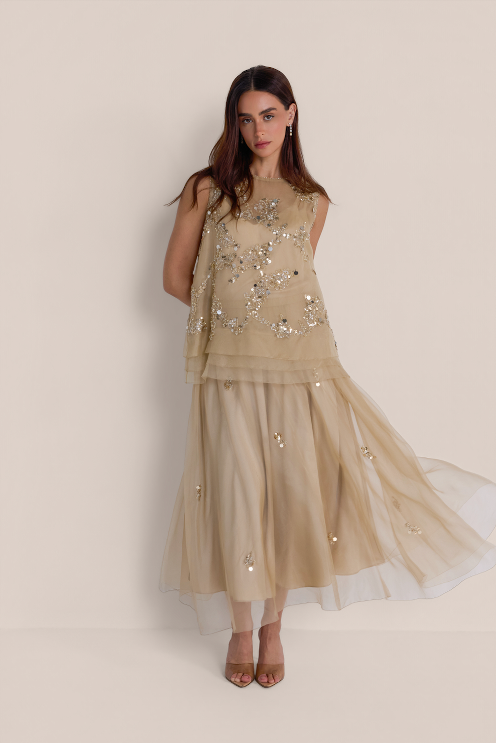 The Célia Embellished Skirt