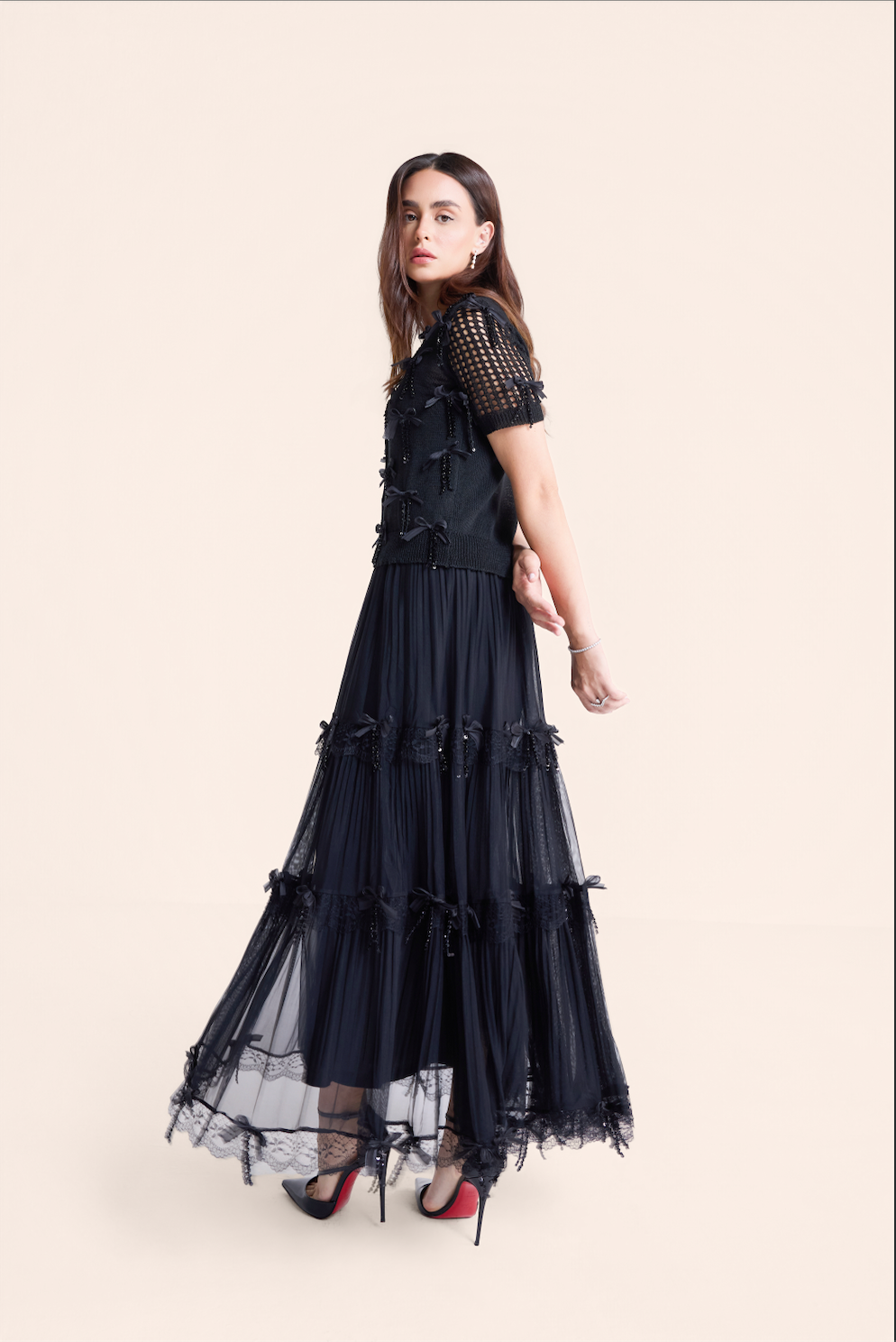 The Noémie Bow Skirt