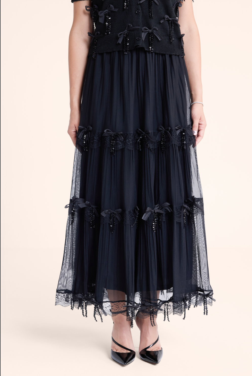 The Noémie Bow Skirt