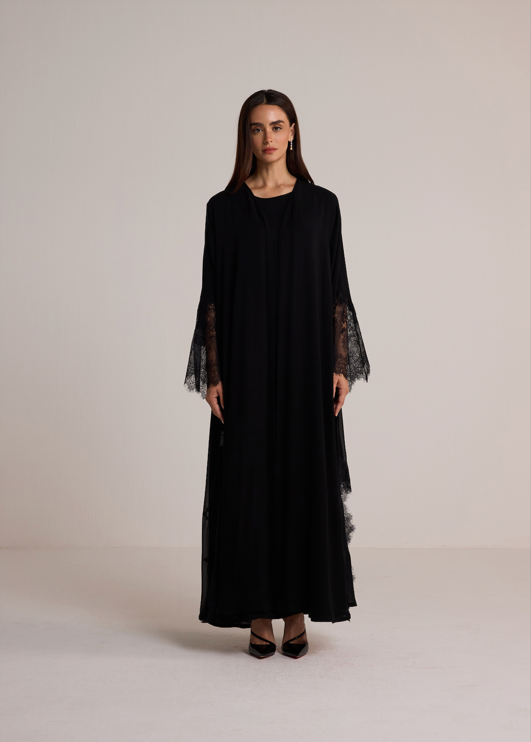 The Delphine Dentelle Abaya