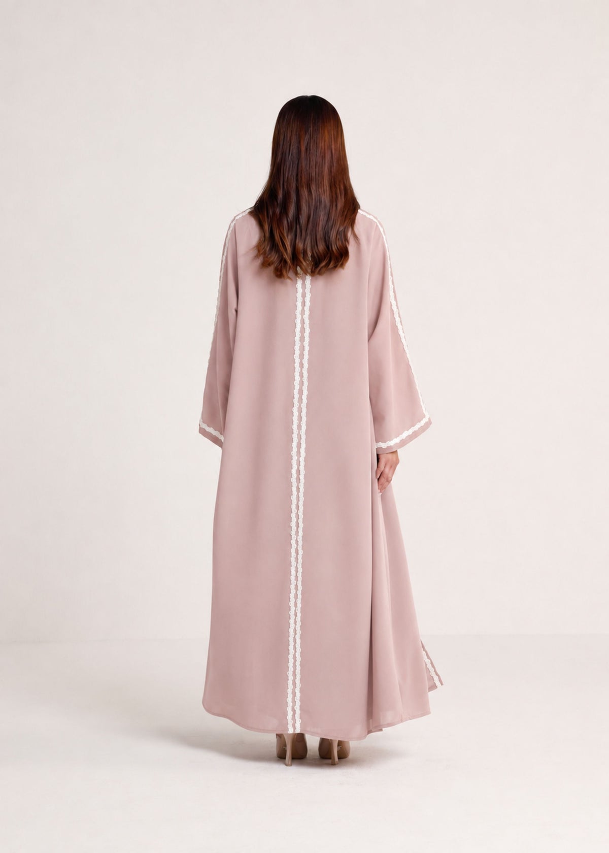 The Roselie Pearl Abaya - back
