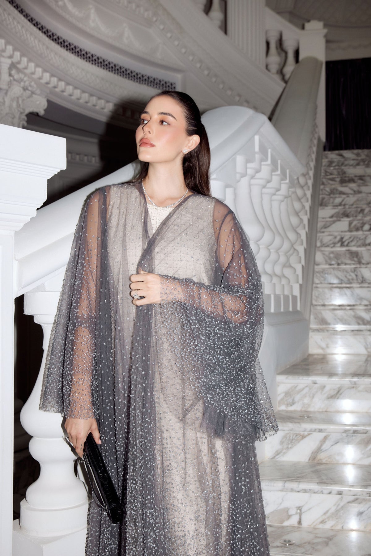 Starlight Crystal Grey Robe ALASWAD
