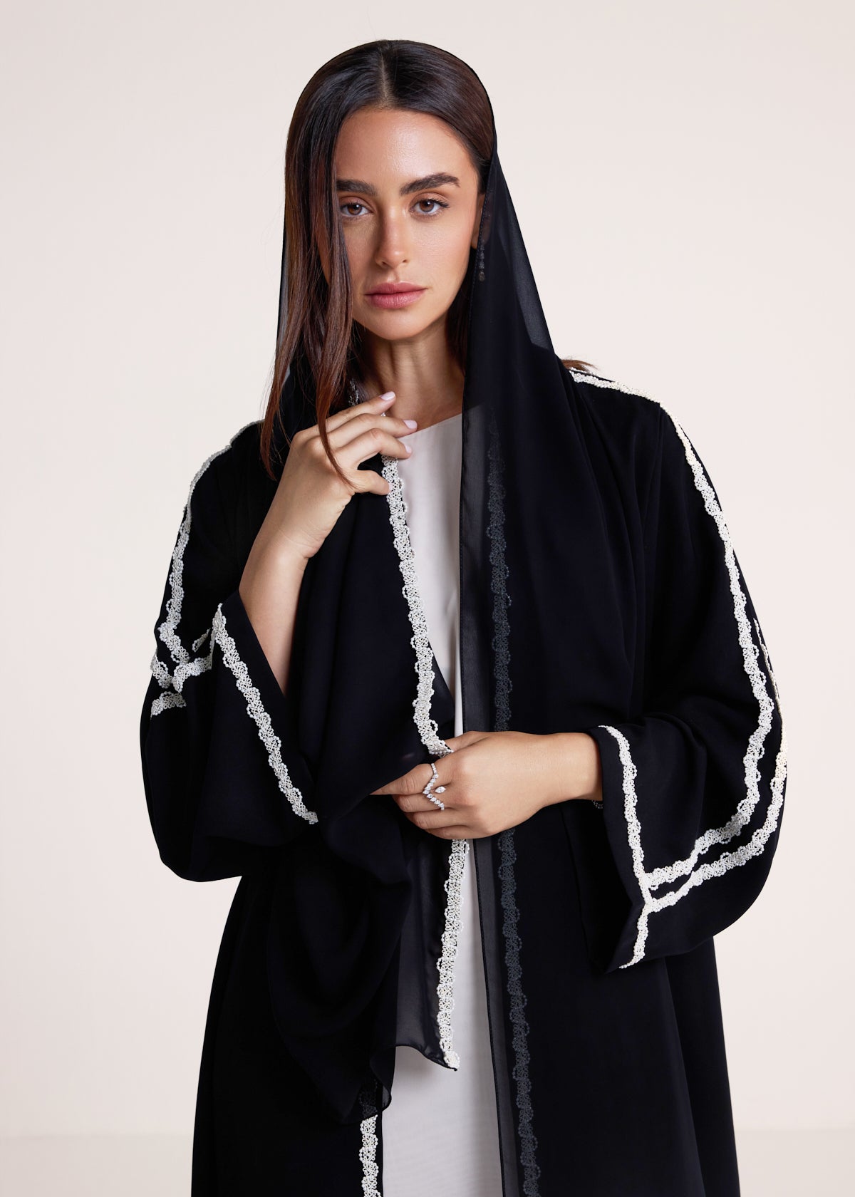 The Victoire Pearl Abaya