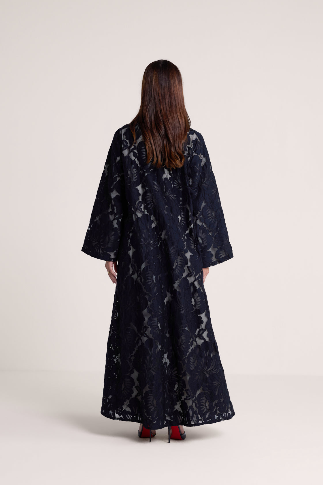 The Rosaline Lace Abaya