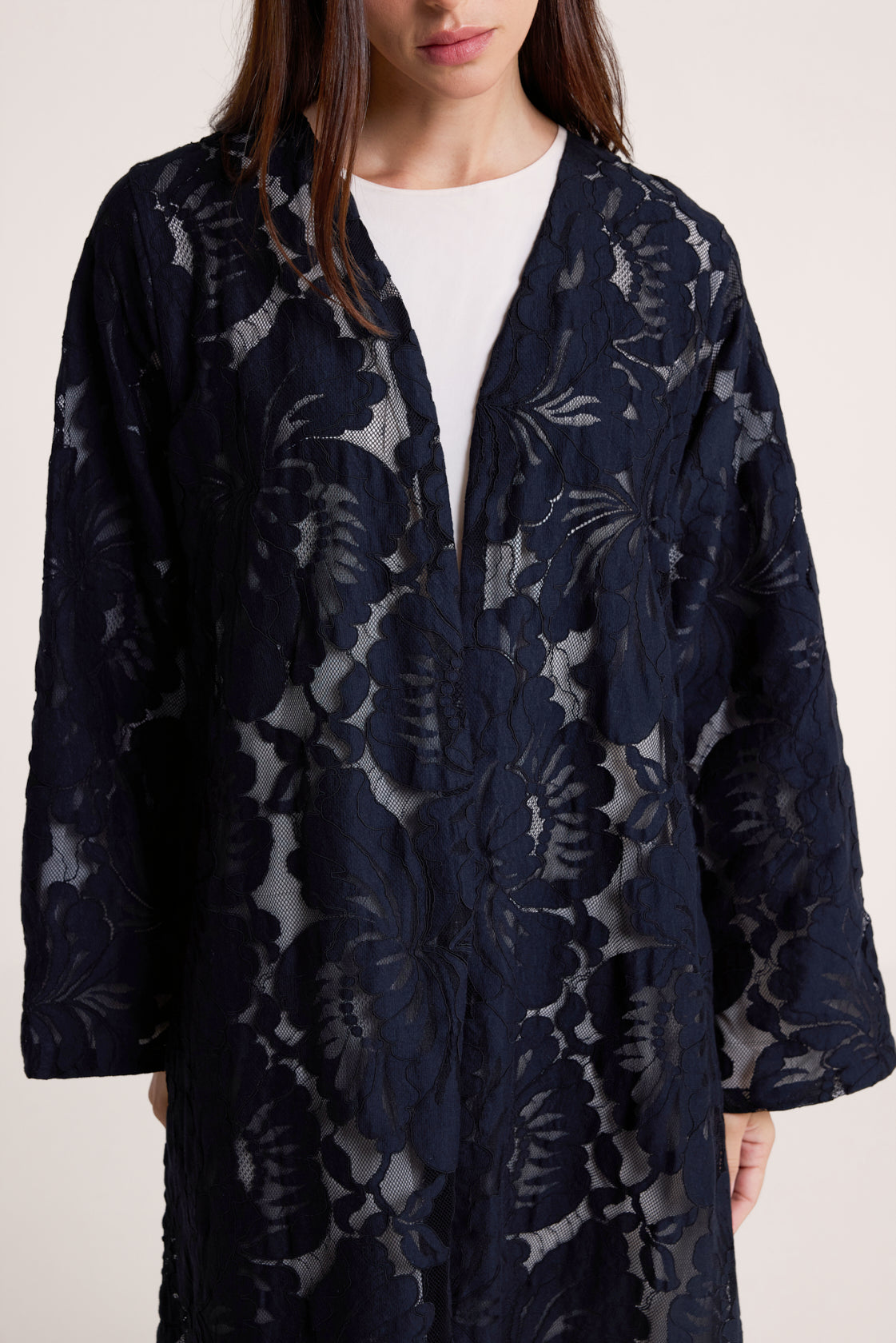 The Rosaline Lace Abaya