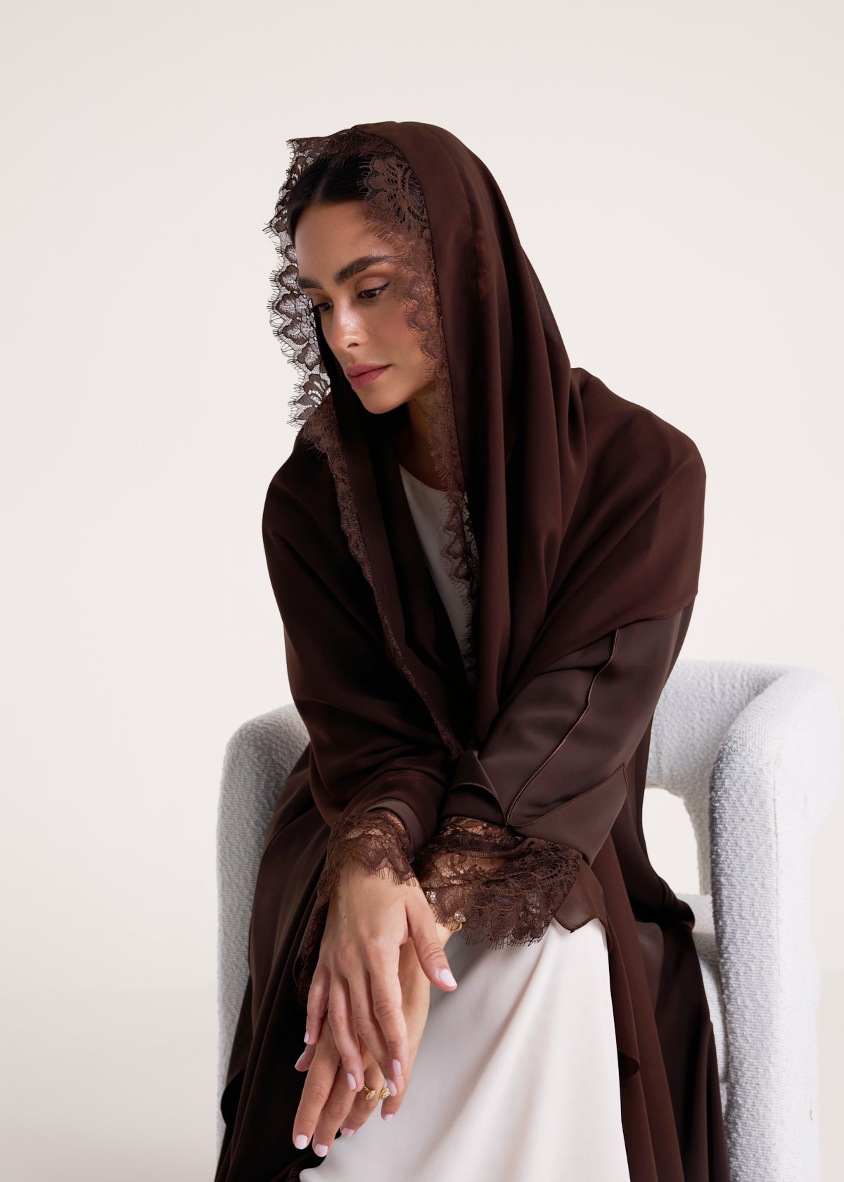 The Vivienne Lace Abaya