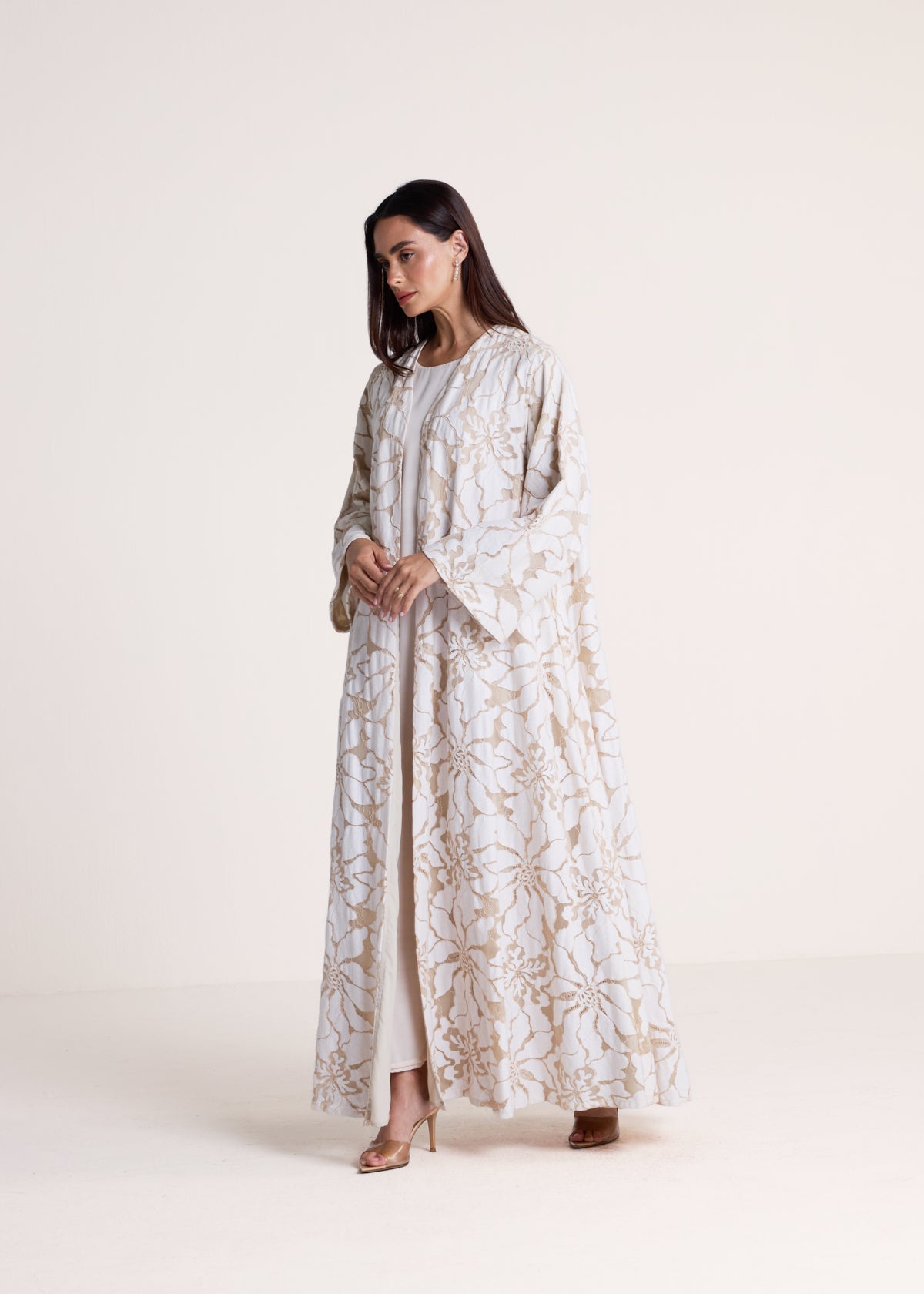 The Rosaline Lace Abaya