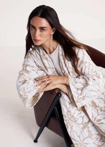 The Rosaline Lace Abaya