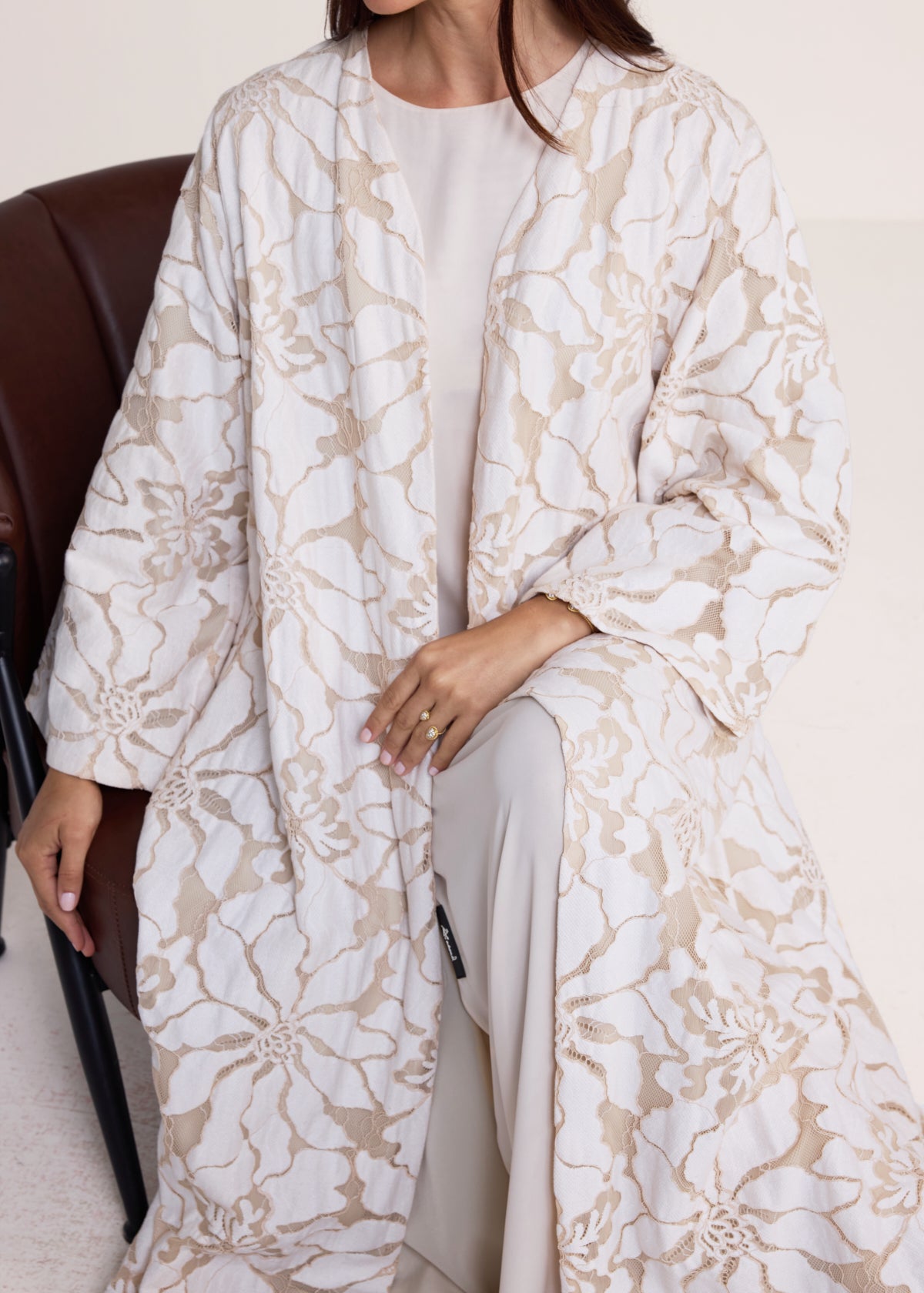 The Rosaline Lace Abaya